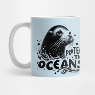 Protect the Oceans - Sea lion Mug